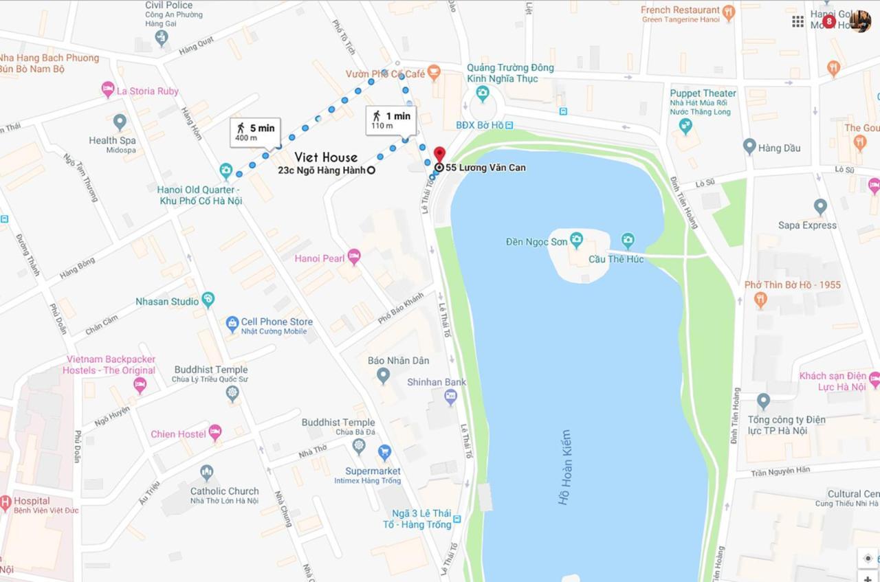 Viethome-Doorstep To Hoan Kiem Lake Ανόι Εξωτερικό φωτογραφία